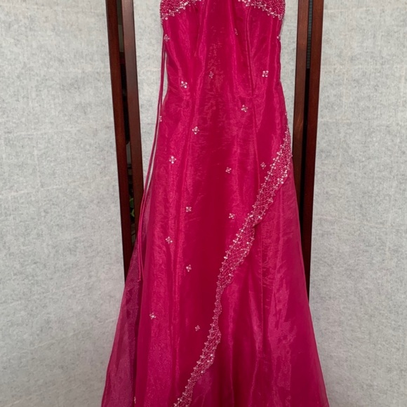 Blondie Nights hot pink prom dress - Picture 2 of 4